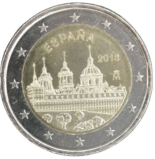 2 Euro Spanien 2013 - Kloster El Escorial - UNESCO-Welterbe