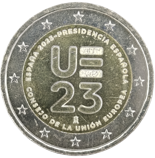 2 Euro Spanien 2023 - Spanische Präsidentschaft des Rates der Europäischen Union