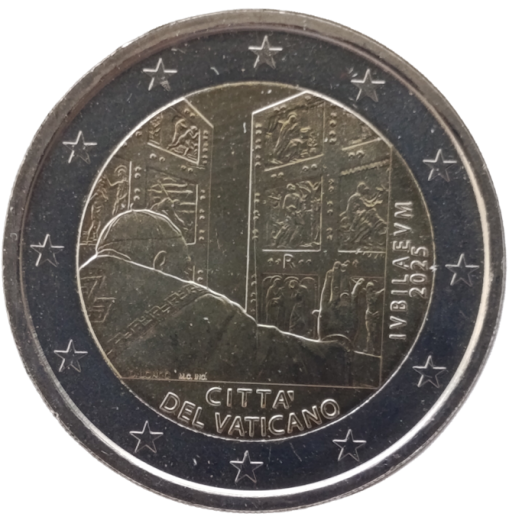 2 Euro Vatikan 2025 - Heiliges Jahr 2025 - Öffnung der Heiligen Pforte