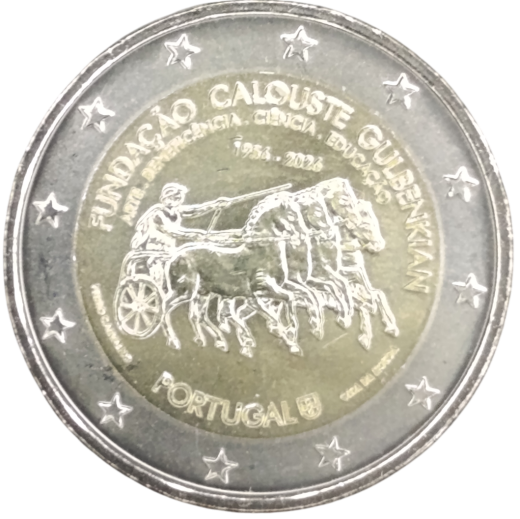 2 Euro Portugal 2026 - 70 Jahre Calouste-Gulbenkian-Stiftung