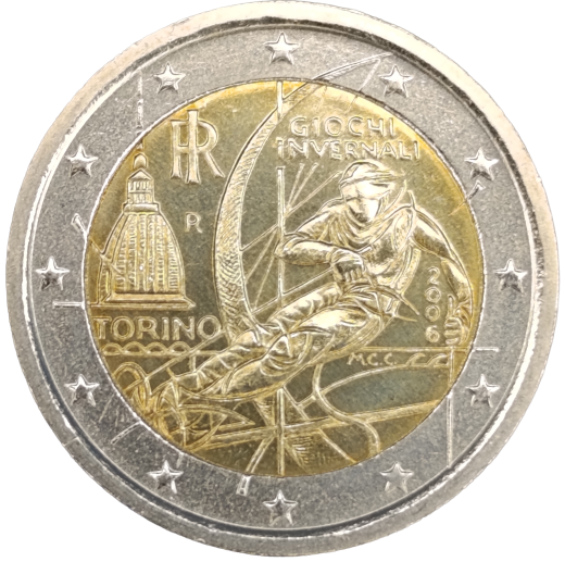 2 Euro Italien 2006 - Olympische Winterspiele in Turin