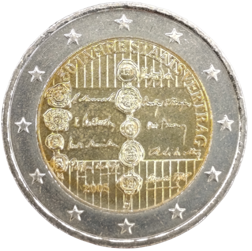 2 Euro Österreich 2005 - Österreichischer Staatsvertrag