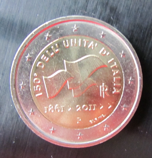 2 Euro Italien 2011 Sondermünze 150 J. Einheit bankfrisch aus der Rolle