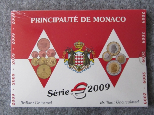 KMS Monaco 2009 1c - 2E  komplett und original eingeschweisst