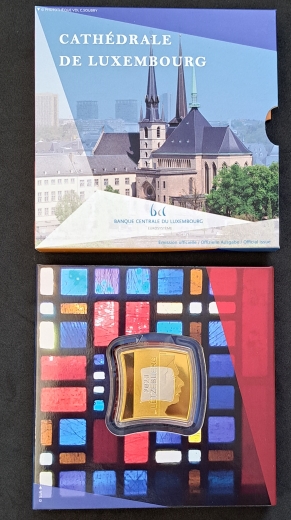 2,5 Euro Luxemburg 2023 - Folder - Kathedrale von Luxemburg