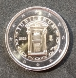 2 Euro Lose Münze Italien 2025 - Heiliges Jahr - Pilger der Hoffnung - STGL