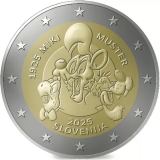 2 Euro Lose Münze Slowenien 2025 ( Miki Muster ) - STGL