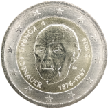 2 Euro Deutschland 2026 - 150. Geburtstag von Konrad Adenauer - Einheit, Recht und Freiheit
