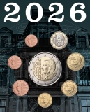 Kms Lose Luxemburg 2026 - 1 Cent - 2 Euro 2026 - Neue Motive