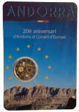2 Euro Andorra 2014 - 20 Jahre im Europarat