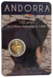 2 Euro Andorra 2016 - 150. Jahrestag der Reform von 1866