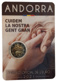 2 Euro Andorra 2021 - Fürsorge für unsere Senioren