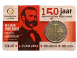2 Euro Belgien 2014 - 150 Jahre Belgisches Rotes Kreuz
