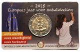 2 Euro Belgien 2015 - Europäisches Jahr der Entwicklung