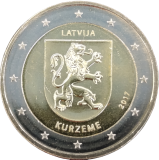2 Euro Lettland 2017 - Kurzeme