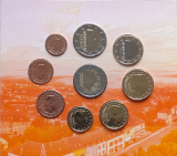 2 Euro Luxemburg 2023 - 25. Jahrestag der Aufnahme von Großherzog Henri in das IOC - Fotoversion im BU-Set