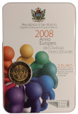 2 Euro San Marino 2008 - Europäisches Jahr des interkulturellen Dialogs