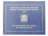 2 Euro Vatikan 2014 - 25 Jahre Fall der Berliner Mauer