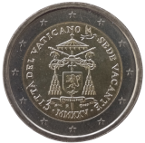 2 Euro Vatikan 2025 - Sedisvakanz
