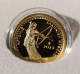 100 Euro Gold Griechenland 2023 - Göttin Artemis - 3,89 gramm 999er Gold PP