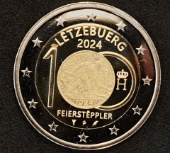 2 Euro Luxemburg 2024 - Feierstëppler ( FOTOPRÄGUNG )