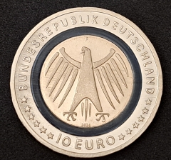 10 Euro BRD 2024 Polizei - Buchstabe F - Stuttgart