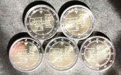 2 Euro Lose Münze BRD ADFGJ 2025 - 35 Jahre Deutsche Einheit - STGL