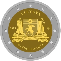 2 Euro Lose Münze Litauen 2025 - Litauische Ethnographische Regionen – Mažoji Lietuva