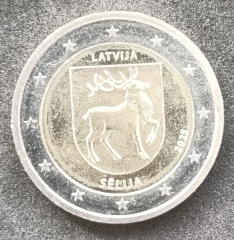 2 Euro Lose Münze Lettland 2025 - Sēlija - STGL