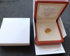 100 Euro Gold Griechenland 2014 - Gott Zeus - 3,89 gramm 999er Gold PP