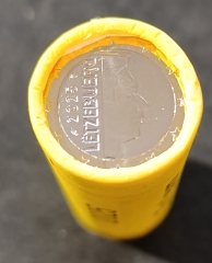 1 Euro Rolle Luxemburg Kursmünzenrolle 2025