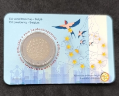 2 Euro Belgien 2024 Coincard - Ratspräsidentschaft - ROYAL MINT FLÄMISCH