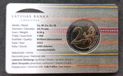 2 Euro Coincard Lettland 2025 - Sēlija