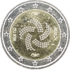 2 Euro Irland 2026 - EU-Ratspräsidentschaft
