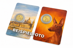 2 x 2 Euro Malta 2026 CC - Valletta und Pharaonenhund - 2 x Coincards