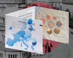 KMS Folder Bulgarien 1 Cent - 2 Euro 2026 - Offizielle Ausgabe!