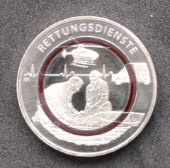 5 x 10 Euro BRD 2026 ADFGJ - Rettungsdienste - Im Dienst der Gesellschaft