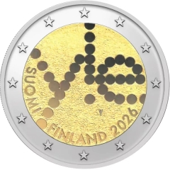 2 Euro Finnland 2026 - Finnischer Rundfunk
