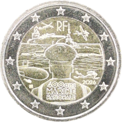 2 Euro Frankreich 2026 - Die französische Marine – 400 Jahre Erfahrung