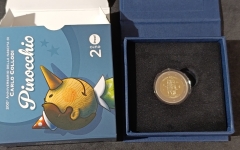 2 Euro Proof Italien 2026 -200. Geburtstag von Carlo Collodi – Pinocchio