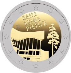 2 Euro Coincard Finnland 2026 - Raili und Reima Pietilä - Sprache meiner Wahl