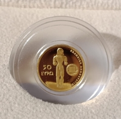 50 Euro Gold Griechenland 2024 - Tempel des Apollon Epicurius