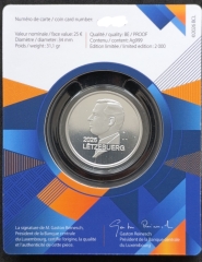 25 Euro Luxemburg 2026 Thronbesteigung Großherzog Guillaume- 1 Unze Silber Proof