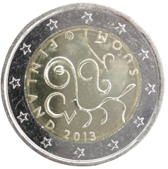 2 Euro Finnland 2013 - 150 Jahre Parlament von 1863