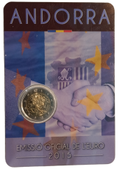 2 Euro Andorra 2015 - 25. Jahrestag der Unterzeichnung des Zollabkommens mit der Europäischen Union
