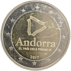 2 Euro Andorra 2017 - Andorra, das pyrenäische Land