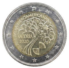 2 Euro Andorra 2020 - 27. Iberoamerikanischer Gipfel in Andorra