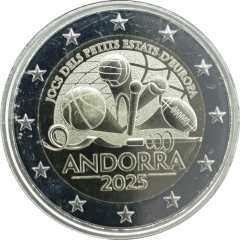 2 Euro Andorra 2025 - Spiele der kleinen Staaten Europas