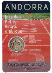 2 Euro Andorra 2025 - Spiele der kleinen Staaten Europas