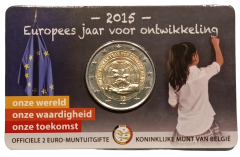 2 Euro Belgien 2015 - Europäisches Jahr der Entwicklung